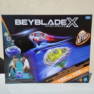 NEW Beyblade X Drop Attack Battle Set with Beystadium Arena 2 Takara Tomy Tops &